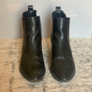 Black Booties with Short Heel